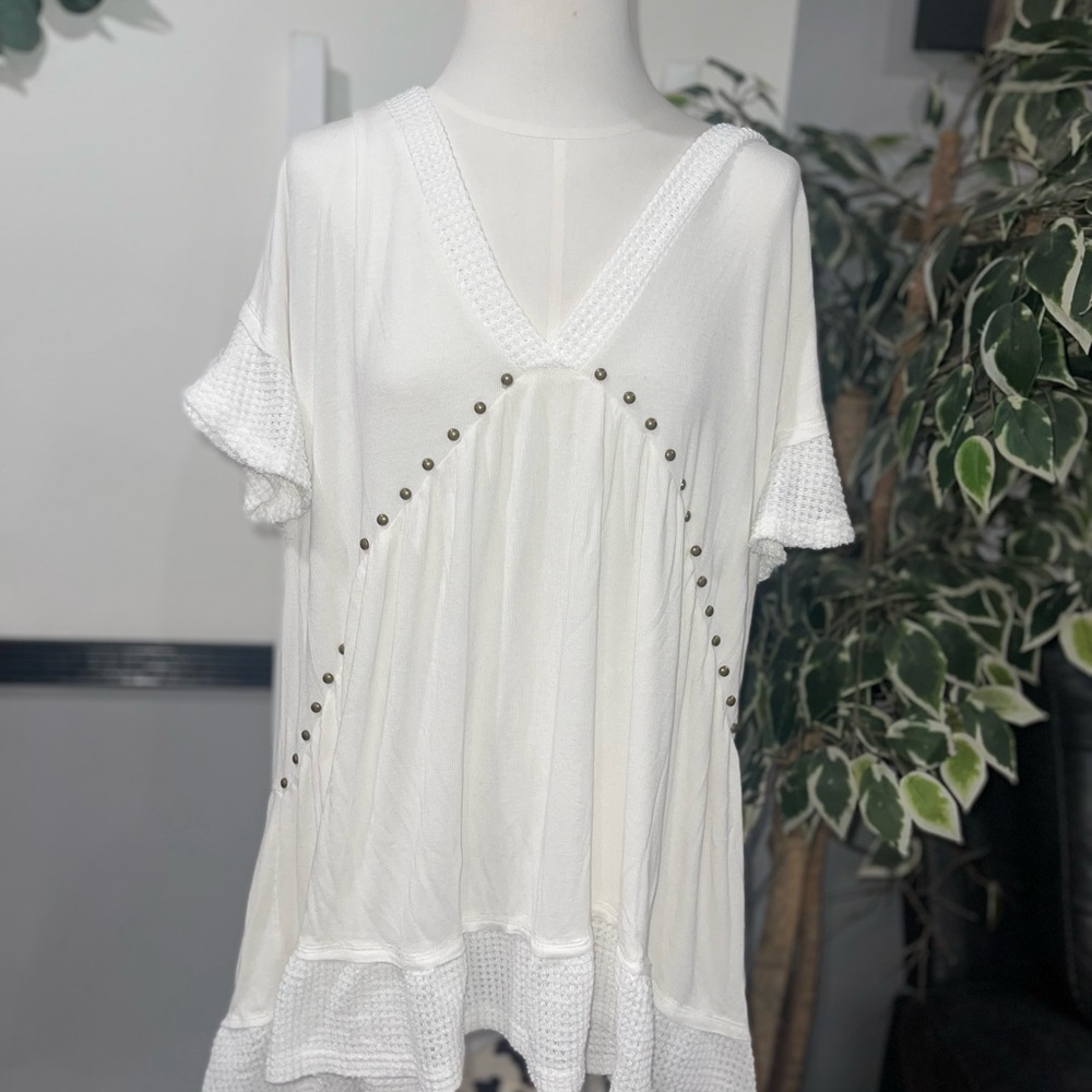 POL White Midi Dress